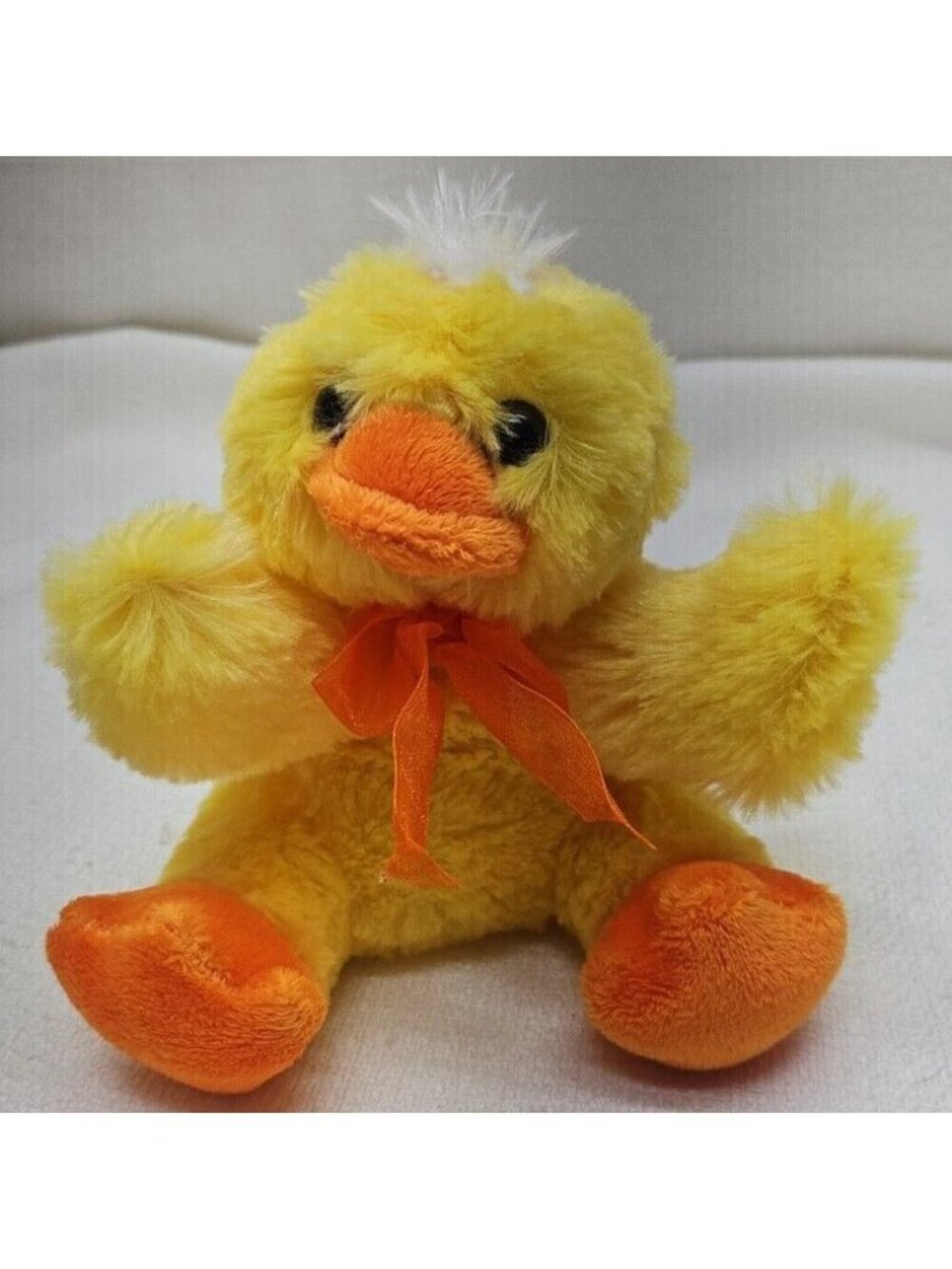 Dan Dee Yellow Duck Plush Stuffed Animal Easter Spring Nursery Decor - Picture 12 of 12